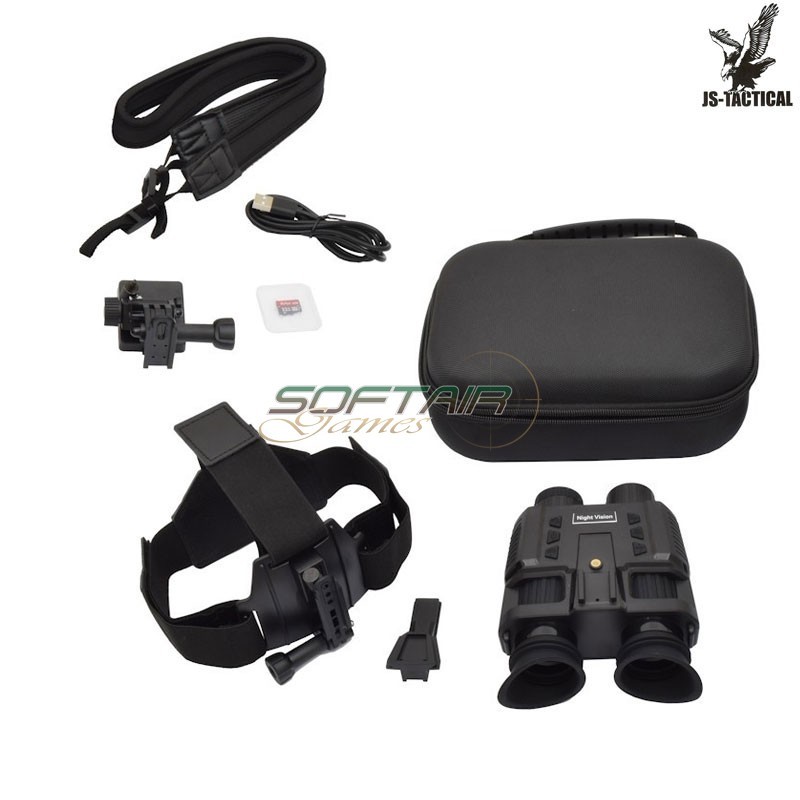 Visore Notturno Binoculare zoom Digitale 1x-8x lenti 25mm JS-Tactical (js-nv1) Visore Notturno Binoculare zoom Digitale 1x-8x lenti 25mm JS-Tactical (js-nv1)