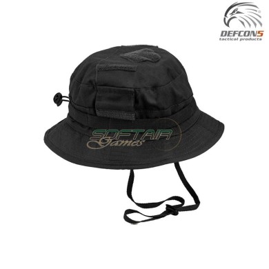 Alpha Boonie Hat BLACK Defcon 5 (d5-1964-bk)