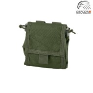 Tasca caricatori esausti Low Profile OLIVE DRAB Defcon 5 (d5-dp500-od)