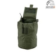 Tasca caricatori esausti Low Profile OLIVE DRAB Defcon 5 (d5-dp500-od)