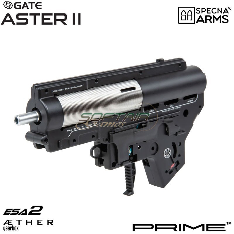 Electric rifle SA-P23 Prime™ Aster II ETU - Brushless Motor BLACK Specna Arms® (spe-01-043646)