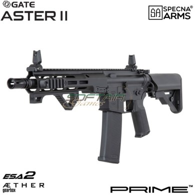 Electric rifle SA-P23 Prime™ Aster II ETU - Brushless Motor BLACK Specna Arms® (spe-01-043646)
