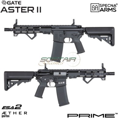 Electric rifle SA-P23 Prime™ Aster II ETU - Brushless Motor BLACK Specna Arms® (spe-01-043646)