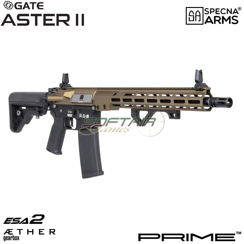 Fucile elettrico SA-P22 Prime™ Aster II ETU - Motore Brushless CHAOS BRONZE Specna Arms® (spe-01-043645)