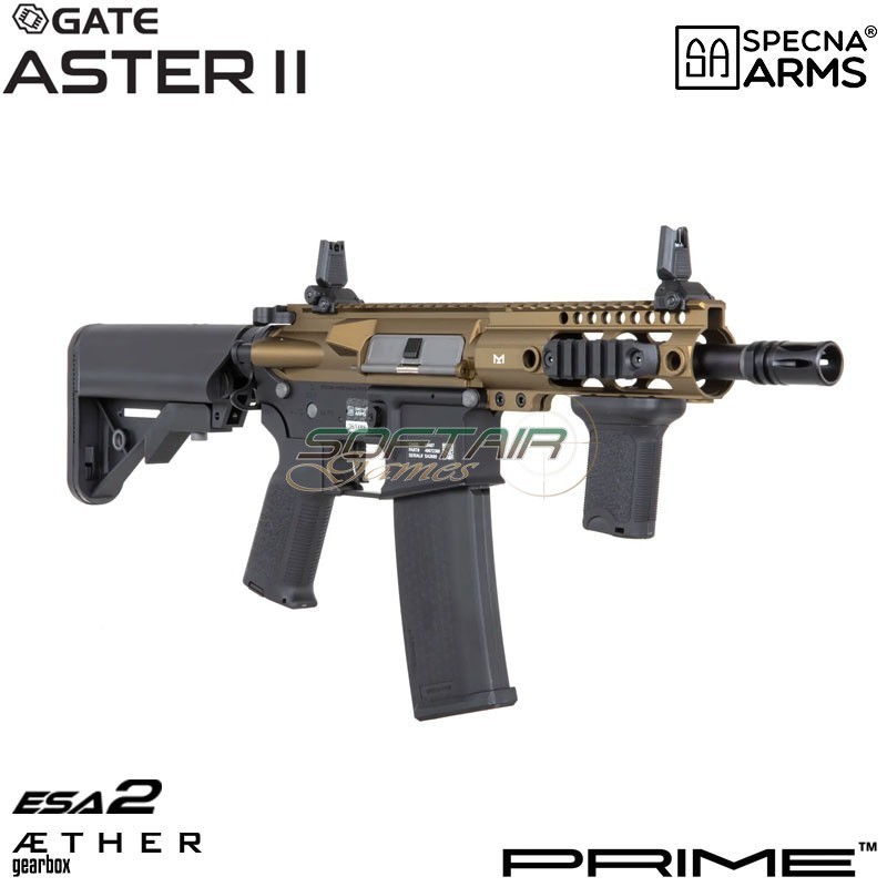 Electric rifle SA-P21 Prime™ Aster II ETU - Brushless Motor CHAOS BRONZE Specna Arms® (spe-01-043643)