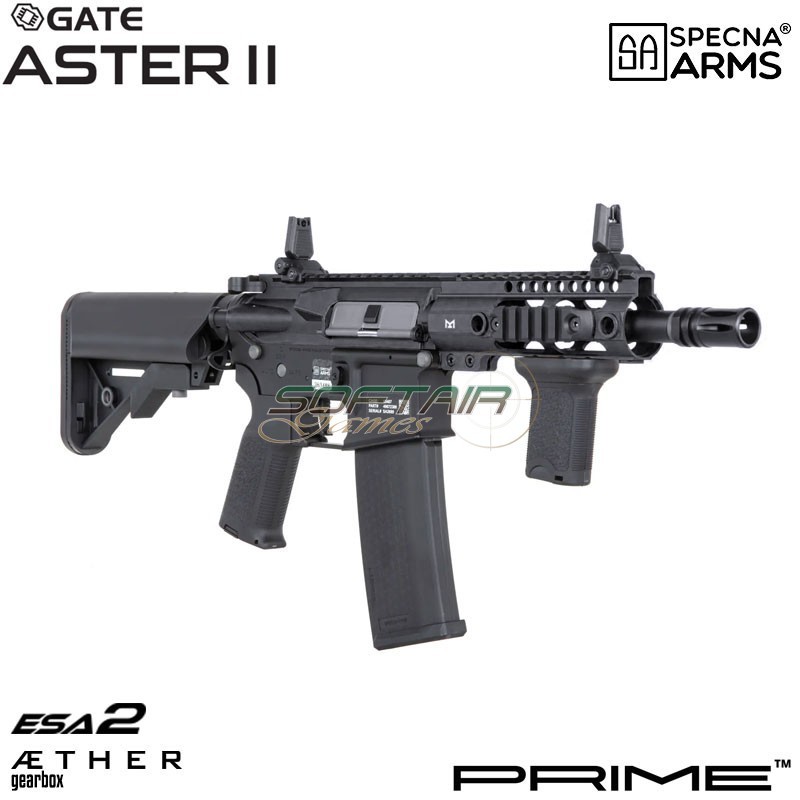 Fucile elettrico SA-P21 Prime™ Aster II ETU - Motore Brushless BLACK Specna Arms® (spe-01-043642)