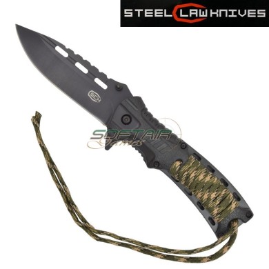 Foldable pocket knife with thumb stud Firestarter STEEL CLAW KNIVES  (cw-219)