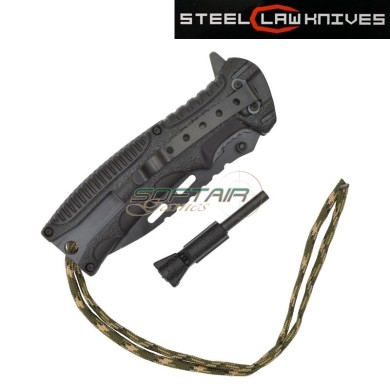 Coltello tascabile con perno di apertura firestarter STEEL CLAW KNIVES (cw-219)