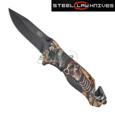 Foldable pocket knife with seat belt cutler and window punch STEEL CLAW KNIVES (cw-213)