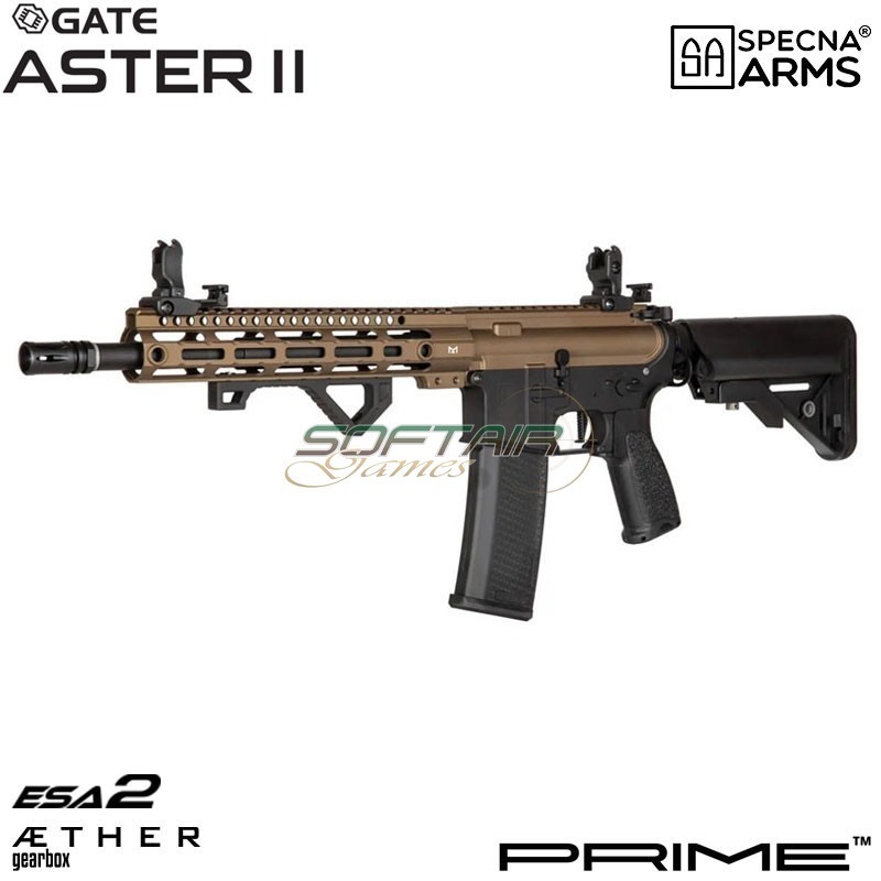 Electric rifle SA-P20 Prime™ Aster II ETU - Brushless Motor CHAOS BRONZE Specna Arms® (spe-01-043641)