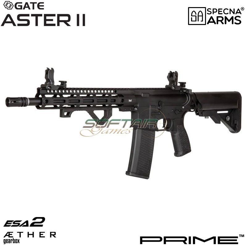 Fucile elettrico SA-P20 Prime™ Aster II ETU - Motore Brushless BLACK Specna Arms® (spe-01-043639)