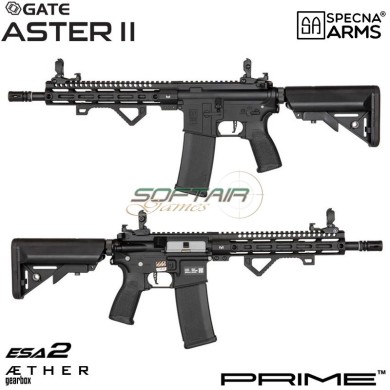 Electric rifle SA-P20 Prime™ Aster II ETU - Brushless Motor BLACK Specna Arms® (spe-01-043639)