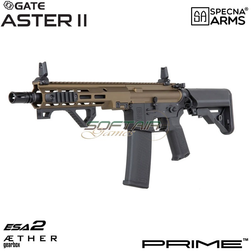 Electric rifle SA-P23 Prime™ Aster II ETU - Brushless Motor CHAOS BRONZE Specna Arms® (spe-01-043647)