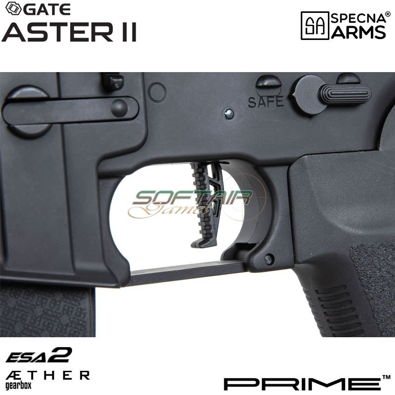 Electric rifle MK18 Daniel Defense® SA-P26 Prime™ Aster II ETU - Brushless Motor BLACK Specna Arms® (spe-01-043652)