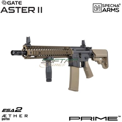 Fucile elettrico MK18 Daniel Defense® SA-P26 Prime™ Aster II ETU - Motore Brushless CHAOS BRONZE Specna Arms® (spe-01-043653)
