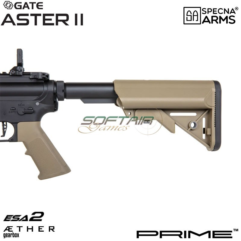 Electric rifle MK18 Daniel Defense® SA-P26 Prime™ Aster II ETU - Brushless Motor CHAOS BRONZE Specna Arms® (spe-01-043653)