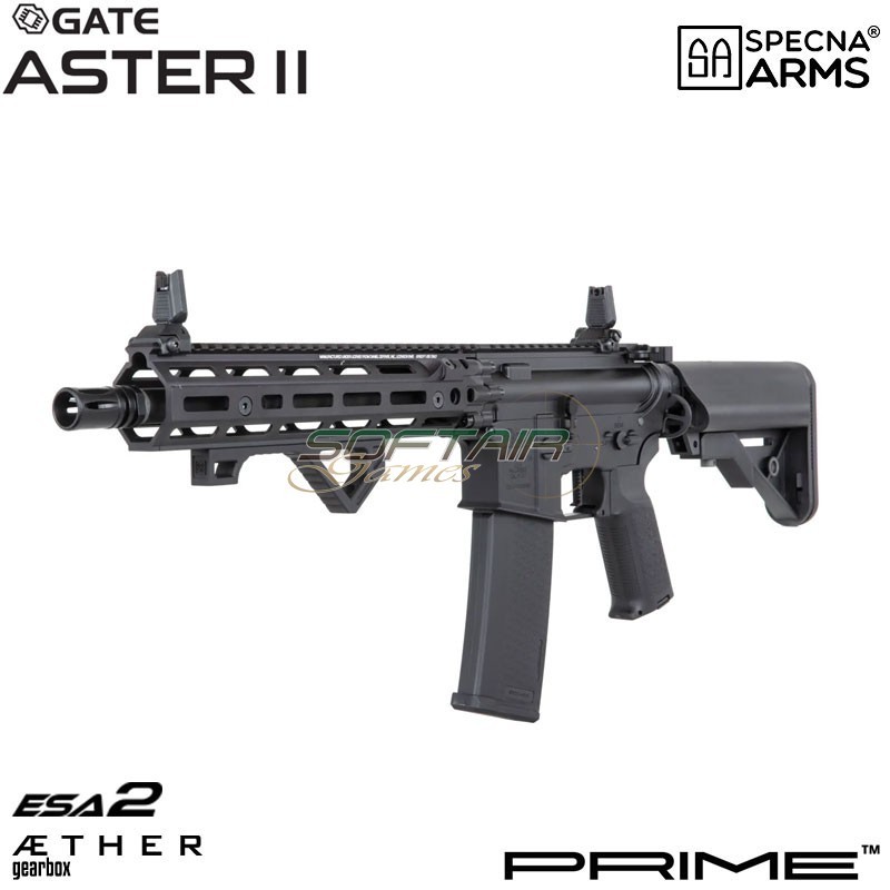 Electric rifle Daniel Defense® RIS III SA-P27 Prime™ Aster II ETU - Brushless Motor BLACK Specna Arms® (spe-01-043654)