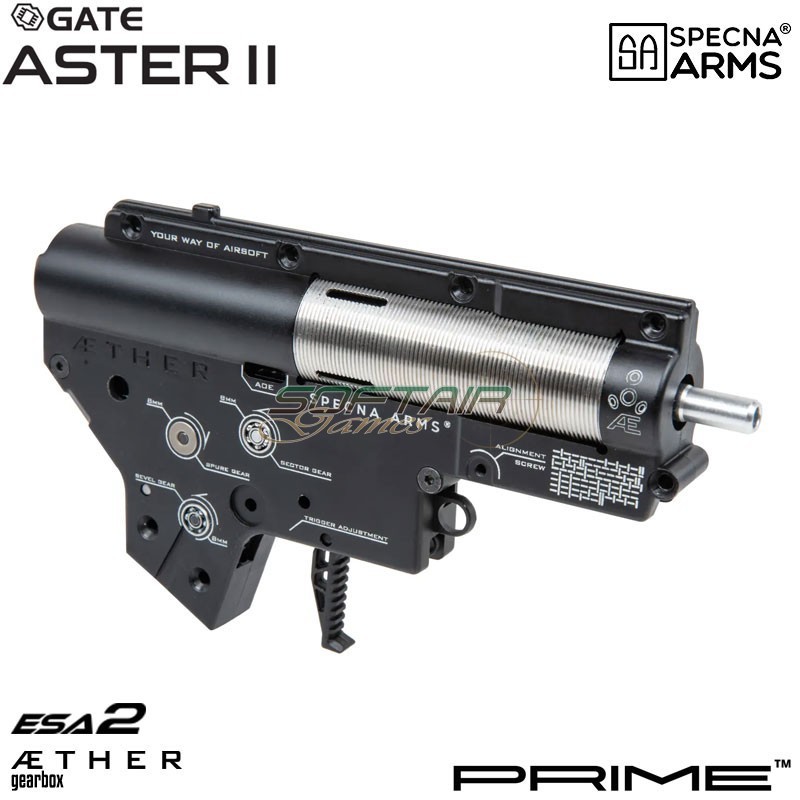 Electric rifle Daniel Defense® RIS III SA-P27 Prime™ Aster II ETU - Brushless Motor GREY Specna Arms® (spe-01-043656)