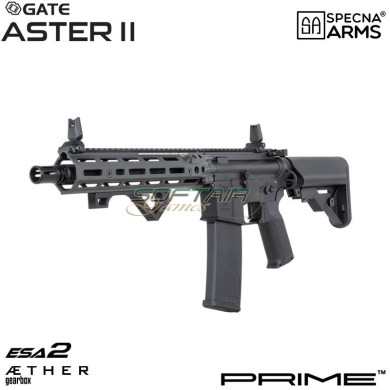 Electric rifle Daniel Defense® RIS III SA-P27 Prime™ Aster II ETU - Brushless Motor GREY Specna Arms® (spe-01-043656)