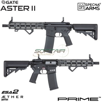 Electric rifle Daniel Defense® RIS III SA-P27 Prime™ Aster II ETU - Brushless Motor GREY Specna Arms® (spe-01-043656)