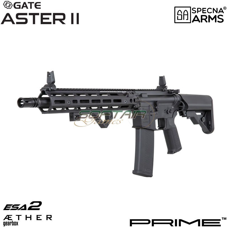 Electric rifle Daniel Defense® RIS III SA-P28 Prime™ Aster II ETU - Brushless Motor BLACK Specna Arms® (spe-01-043657)