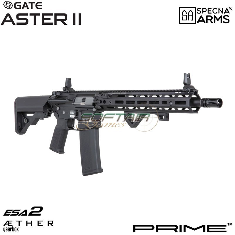 Electric rifle Daniel Defense® RIS III SA-P28 Prime™ Aster II ETU - Brushless Motor BLACK Specna Arms® (spe-01-043657)