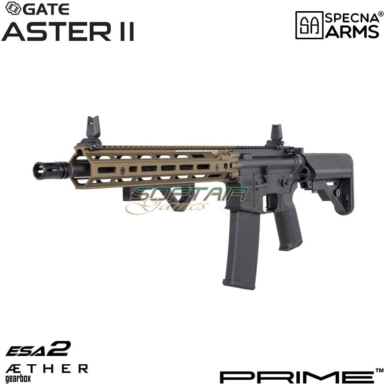 Fucile elettrico Daniel Defense® RIS III SA-P28 Prime™ Aster II ETU - Motore Brushless CHAOS BRONZE Specna Arms® (spe-01-043658)