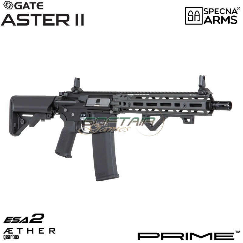 Electric rifle Daniel Defense® RIS III SA-P28 Prime™ Aster II ETU - Brushless Motor GREY Specna Arms® (spe-01-043659)