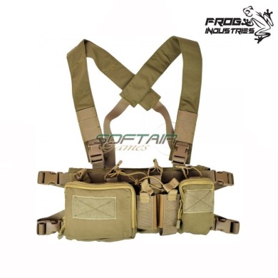 Compact Assualt/sniper Type Chest Rig COYOTE Frog Industries® (fi-m51611053-tan)