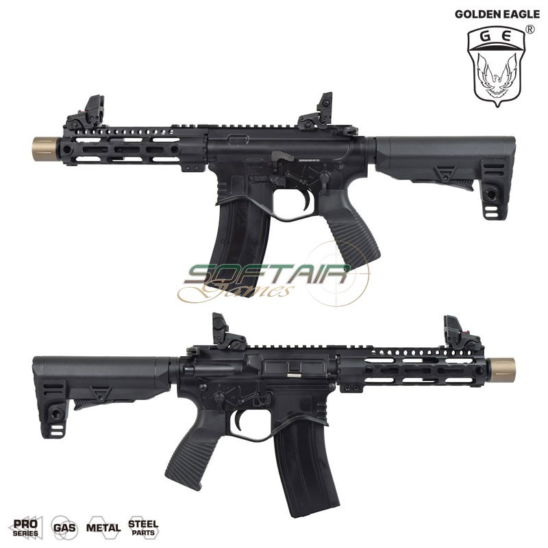 GAS Rifle M4 7" BLACK Golden Eagle (ge-6588m) GAS Rifle M4 7" BLACK Golden Eagle (ge-6588m)