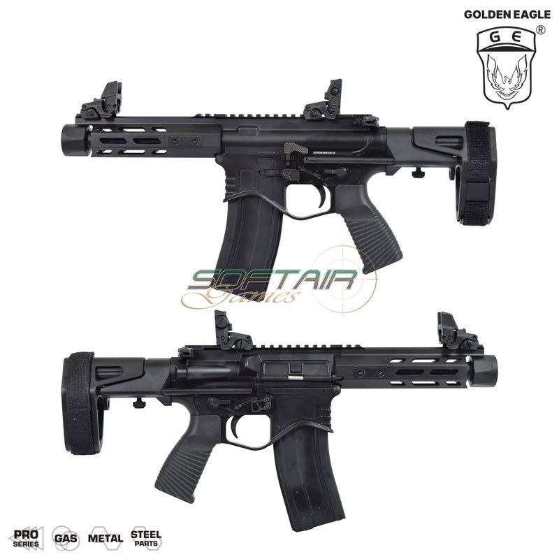 GAS Rifle M4 6.5" BLACK Golden Eagle (ge-6592m) GAS Rifle M4 6.5" BLACK Golden Eagle (ge-6592m)