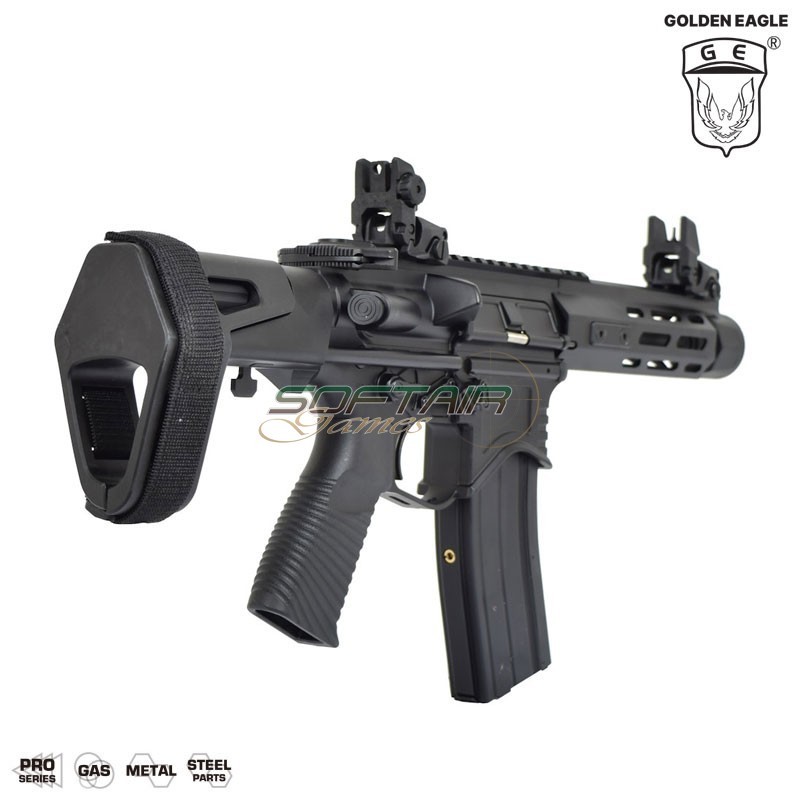 Fucile a GAS M4 6.5" BLACK Golden Eagle (ge-6592m) Fucile a GAS M4 6.5" BLACK Golden Eagle (ge-6592m)