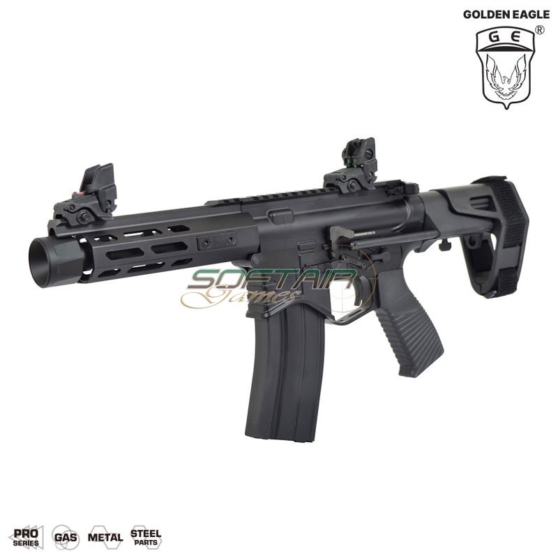 GAS Rifle M4 6.5" BLACK Golden Eagle (ge-6592m) GAS Rifle M4 6.5" BLACK Golden Eagle (ge-6592m)