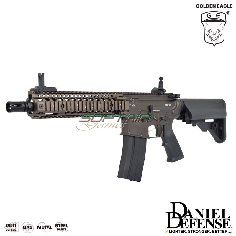 GAS Rifle DANIEL DEFENSE MK18 9.5" BRONZE Golden Eagle (ge-6592mtt) GAS Rifle DANIEL DEFENSE MK18 9.5" BRONZE Golden Eagle (ge-6592mtt)
