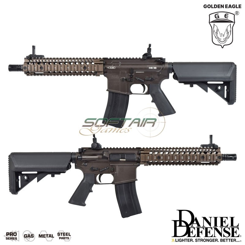 Fucile a GAS DANIEL DEFENSE MK18 9.5" BRONZE Golden Eagle (ge-6592mtt) Fucile a GAS DANIEL DEFENSE MK18 9.5" BRONZE Golden Eagle (ge-6592mtt)