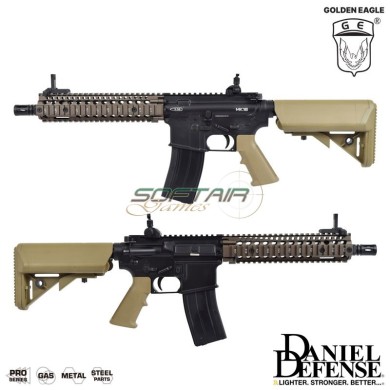 Fucile a GAS DANIEL DEFENSE MK18 9.5" TWO-TONE Golden Eagle (ge-6592mt)