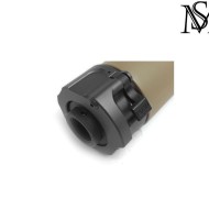 Silencer & flash hider surefire style warden dark earth 14mm ccw milsim series (ms-260-de) Silencer & flash hider surefire style warden dark earth 14mm ccw milsim series (ms-260-de)