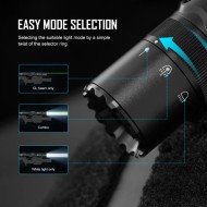 Flashlight ODIN GL-M 1500 lumen and GREEN LASER BLACK Olight (ol-010-bk)