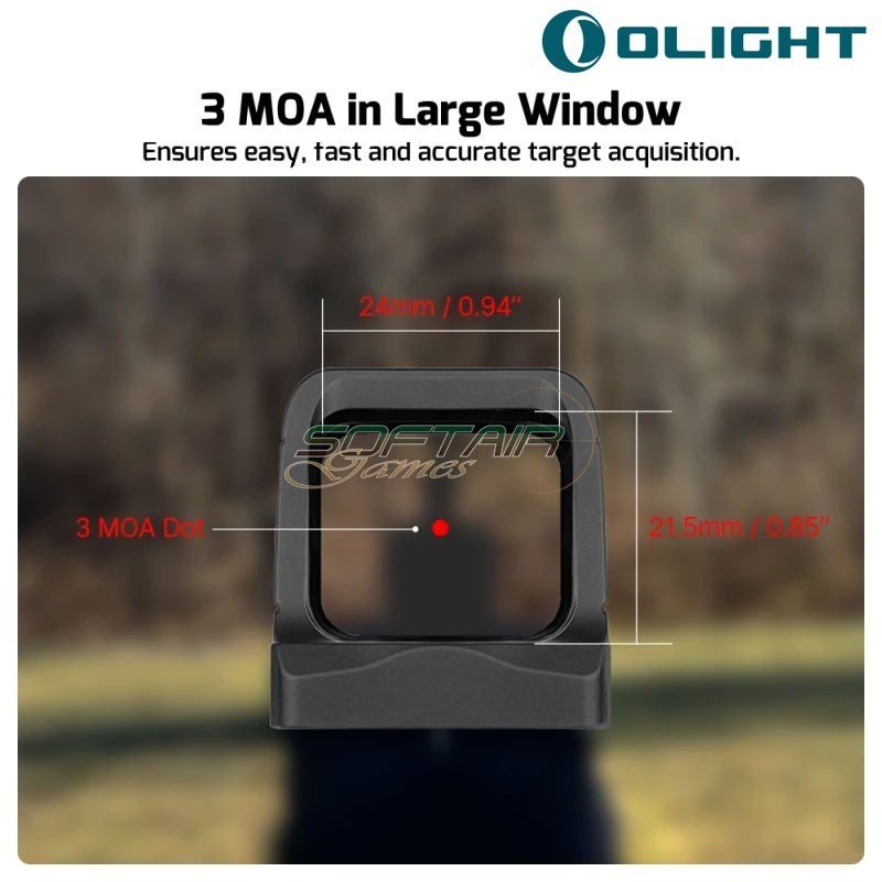 Red Dot OSIGHT RED with Powerbank Olight (ol-026-bk)