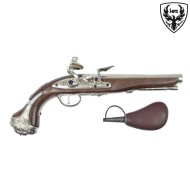 GAS Pistol Flintlock "George Washington" SILVER HFC (HG 501SN)