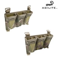 PINCER PLACARD™ MULTI-CALIBER Triple Mag Pouch RANGER GREEN