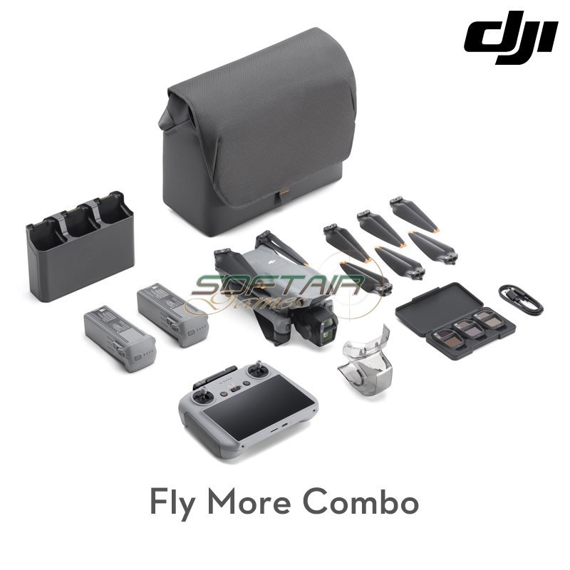 DJI Air 3S Fly More Combo e DJI RC 2 (DJA3S2) DJI Air 3S Fly More Combo e DJI RC 2 (DJA3S2)