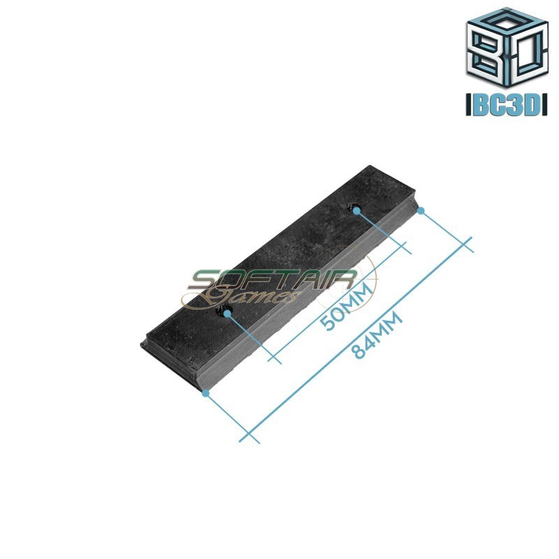 Picatinny rail BLACK for Krytac and Zenit. style BC3D (bc3d-18-bk) Picatinny rail BLACK for Krytac and Zenit. style BC3D (bc3d-18-bk)