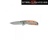 Foldable pocket knife with thumb stud SCK wood/steel (cw-k368)