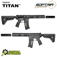 Fucile elettrico N4 NSR9 DEVGRU FULL CUSTOM 30bb/s BLACK SoftairGames (sgw-27-bk)