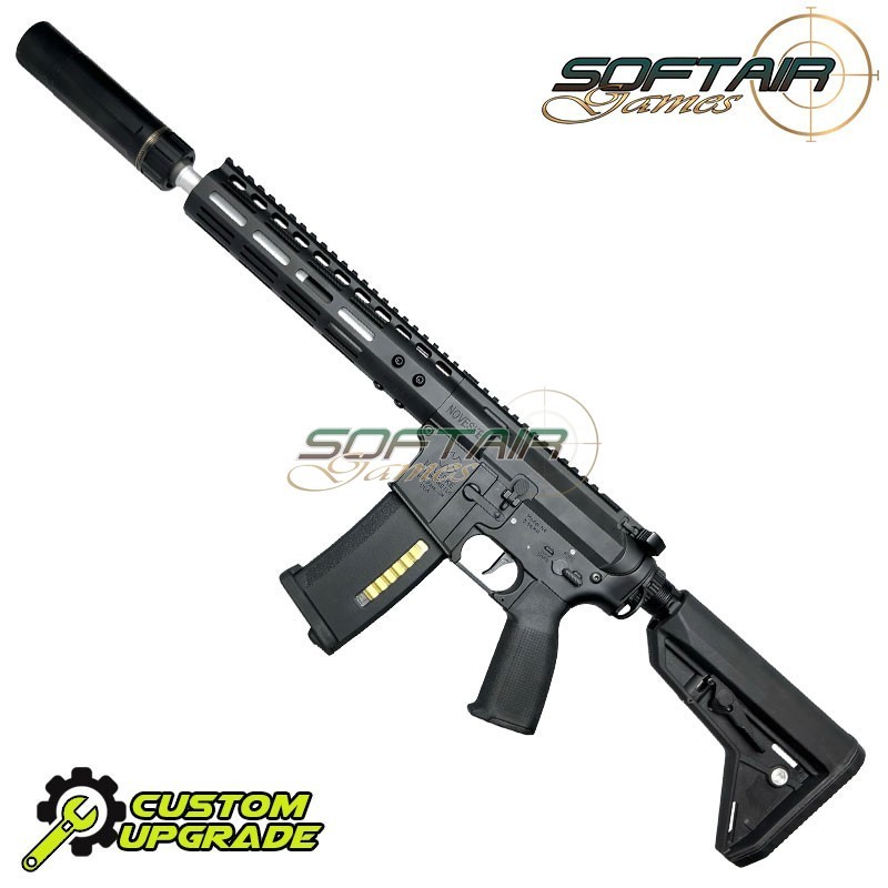 Electric rifle N4 NSR9 DEVGRU FULL CUSTOM 30bb/s BLACK SoftairGames (sgw-27-bk)