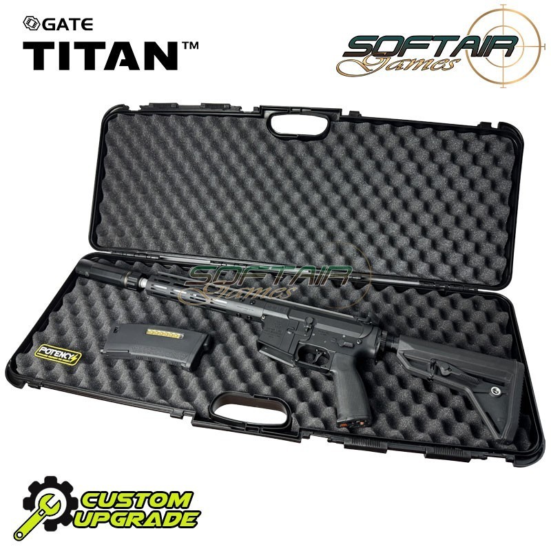 Electric rifle N4 NSR9 DEVGRU FULL CUSTOM 30bb/s BLACK SoftairGames (sgw-27-bk)