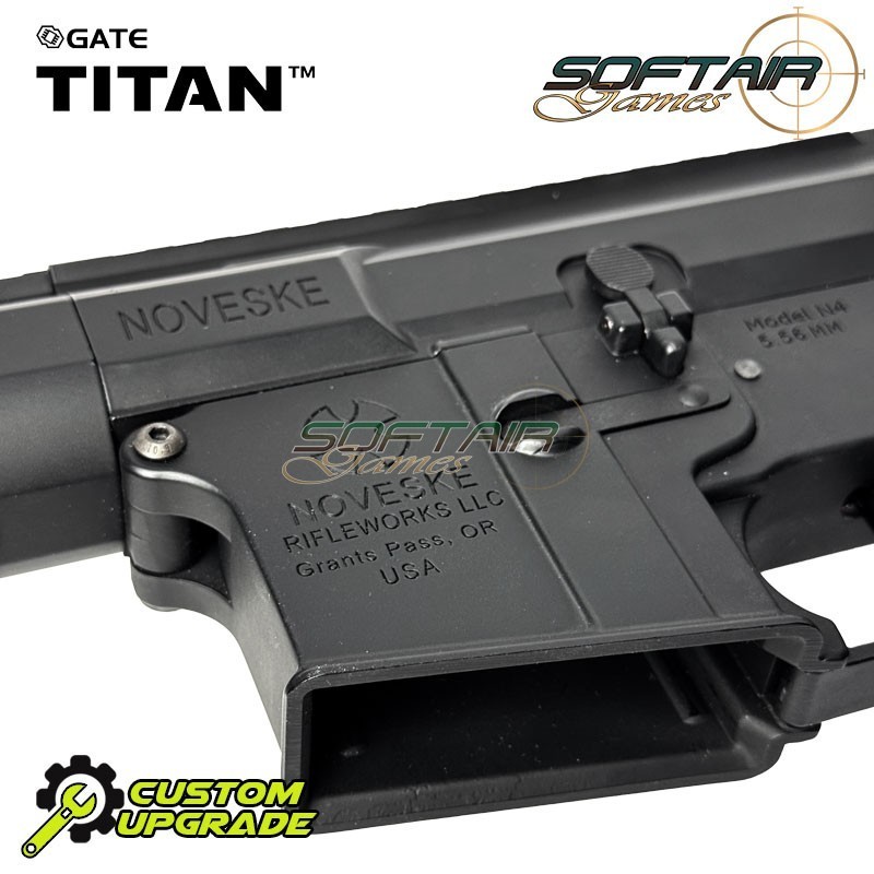 Electric rifle N4 NSR9 DEVGRU FULL CUSTOM 30bb/s BLACK SoftairGames (sgw-27-bk)