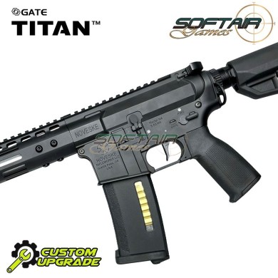 Fucile elettrico N4 NSR9 DEVGRU FULL CUSTOM 30bb/s BLACK SoftairGames (sgw-27-bk)