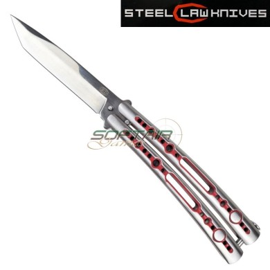 Butterfly knife red details sck (cw-085-6)